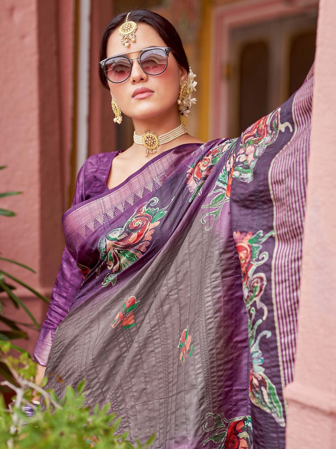 Rajgharana Kalamkari Woven Design Saree - Varnika Edition